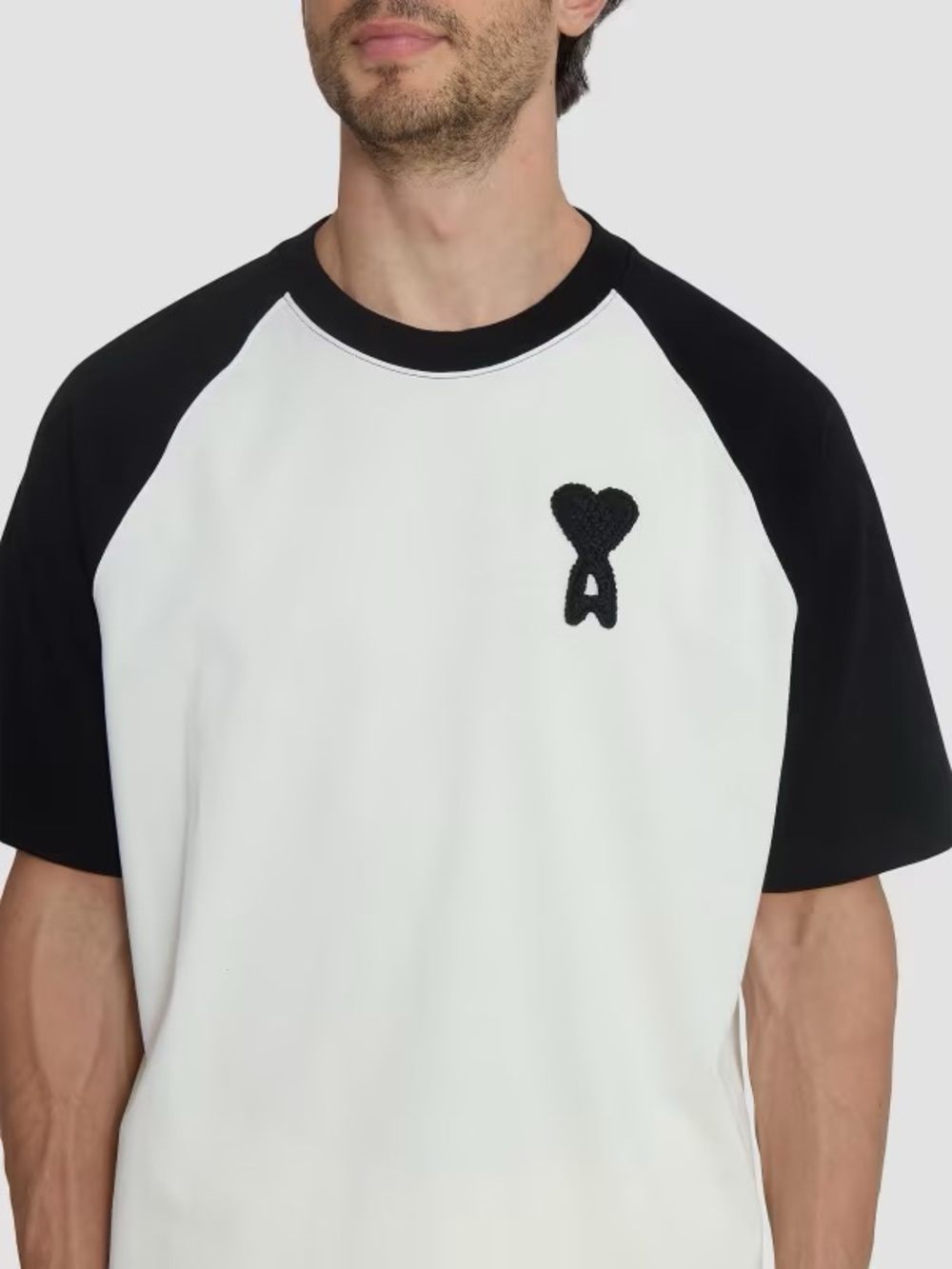 Ami Paris black heart short sleeve T-shirt - Picture 2 of 8